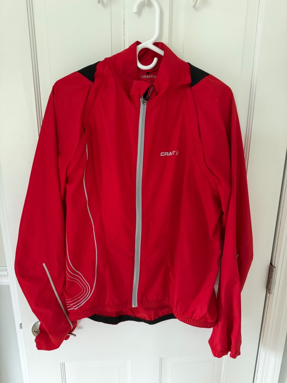Craft Men’s Red Windbreaker/Running Jacket